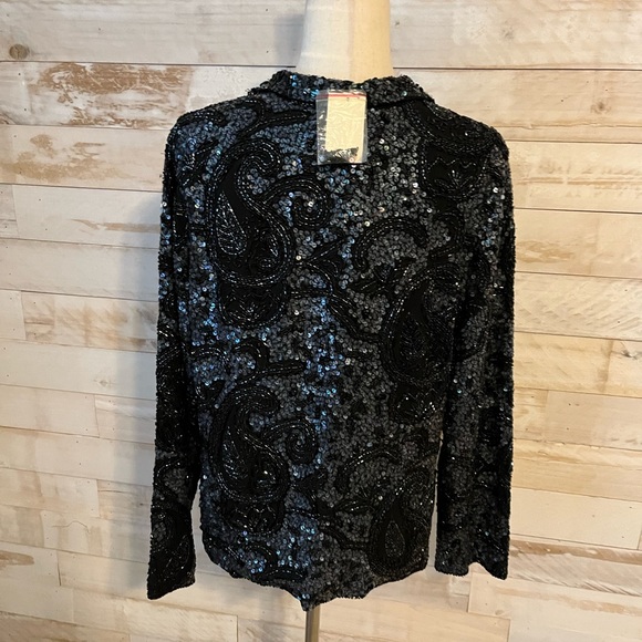 NWT Chicos size M sequined jacket - Picture 9 of 9